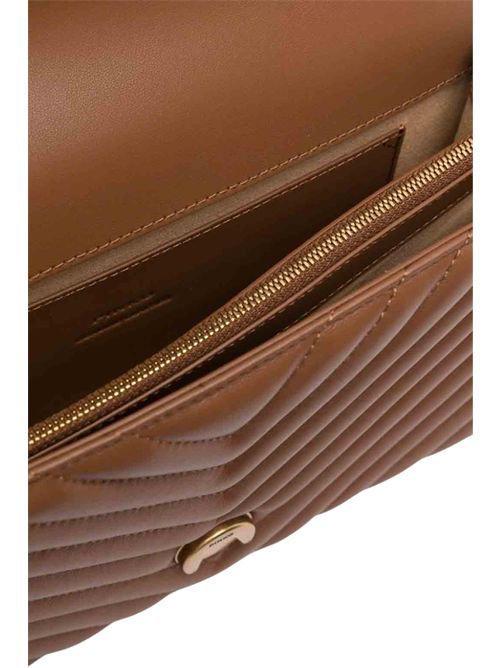 Borsa Classic Love One Chevron Marrone PINKO | 100941 A0GKL17Q